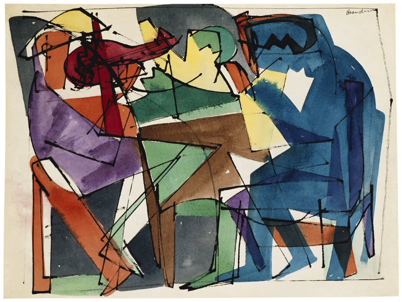 Romare Bearden. The Blues Has Got Me